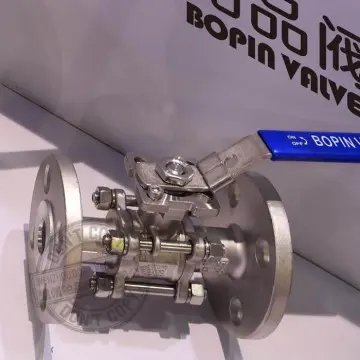 3pc Flange End Stainless Steel Ball Valve