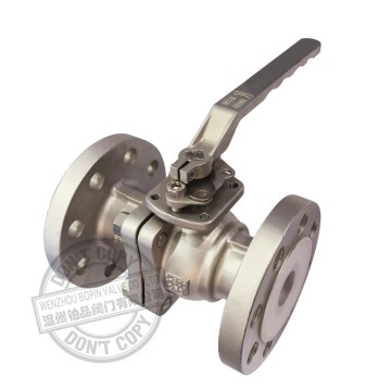 API 608 Flanged ISO 5211 High Platform Floating Type Stainless Steel Ball Valve
