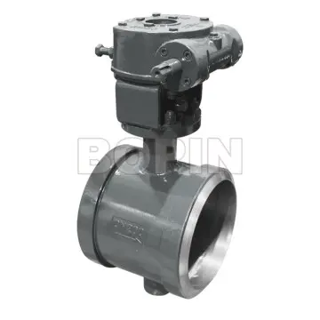 BUT-WELDED END TRIPLE OFFSET BUTTERFLY VALVE