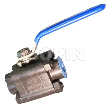 THREADED END FORGED STEEL A105 3PC FORGED STEEL BALL VALVES
