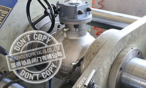 Unpainted Small Size API Trunnion Mounted Ball Valves from BOPIN Will Be Shipped to Indonesia