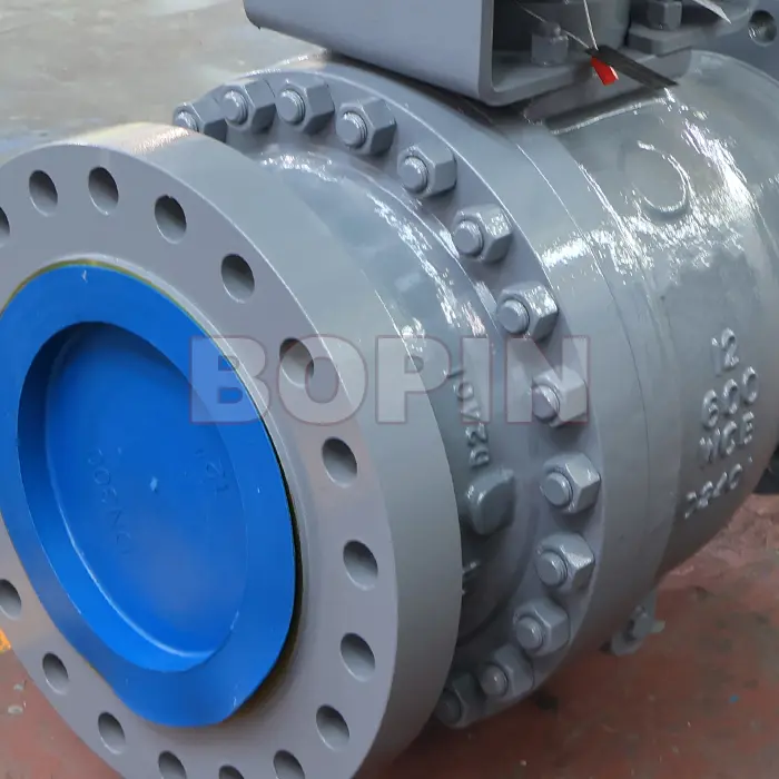API 6D 2PC SPLIT BODY FLANGED CAST STEEL TRUNNION MOUNTED BALL VALVES.jpg