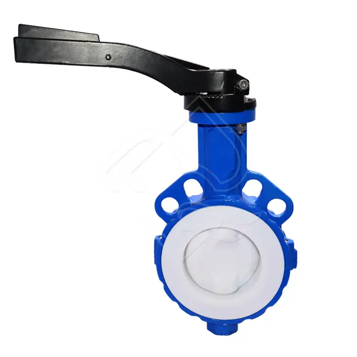 fully PTFE lined wafer type butterfly valve.jpg
